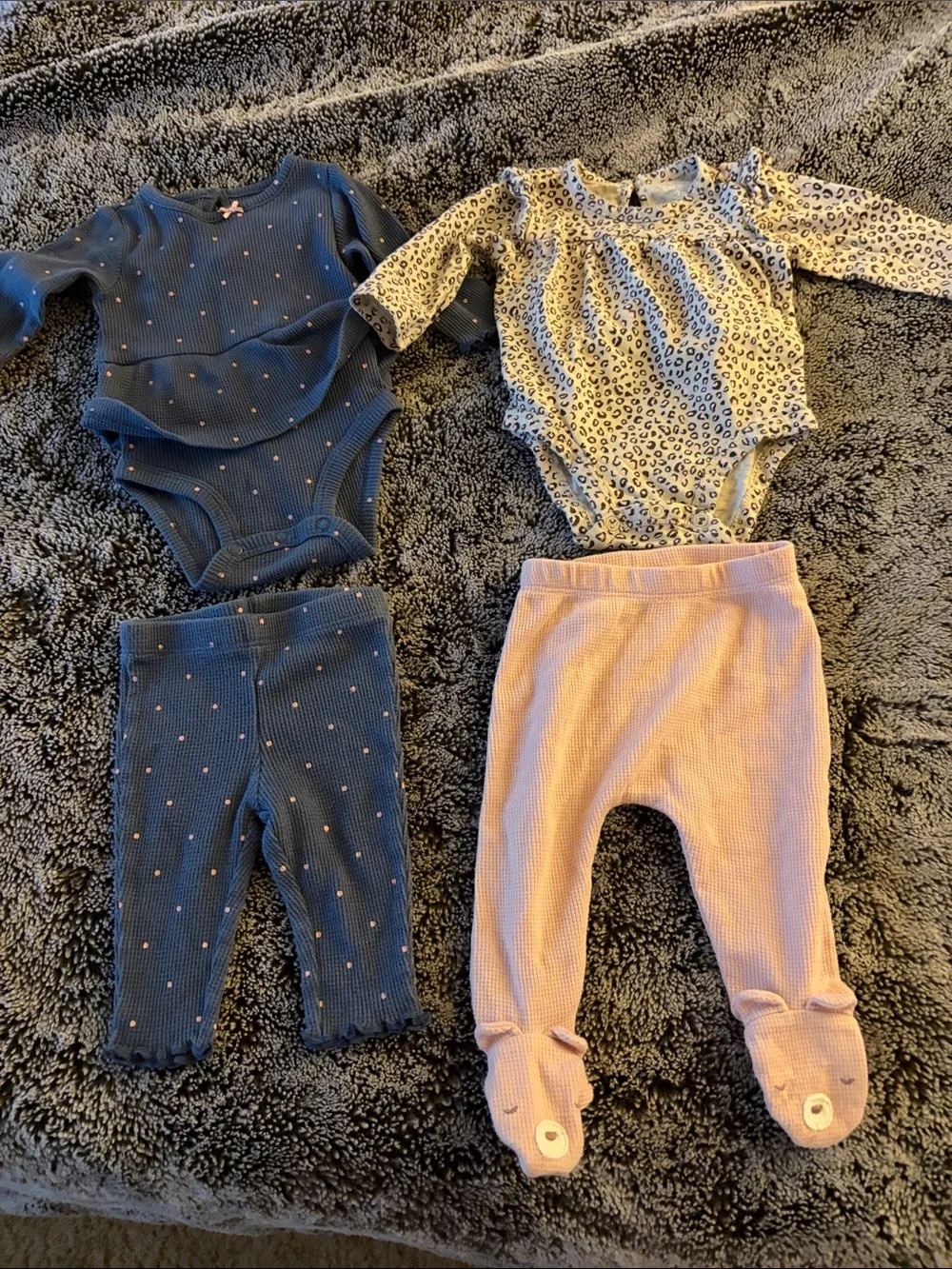 Carter's Girls size 3 Months Mixed lot 9 pieces